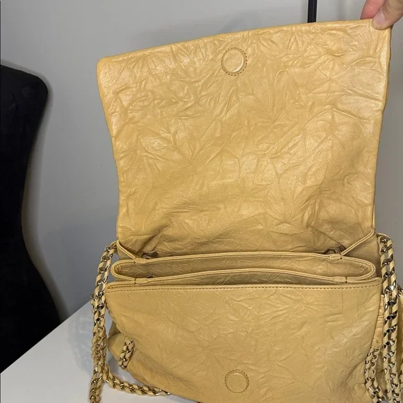 MCM Tan Leather Shoulder Bag - Picture 7 of 13